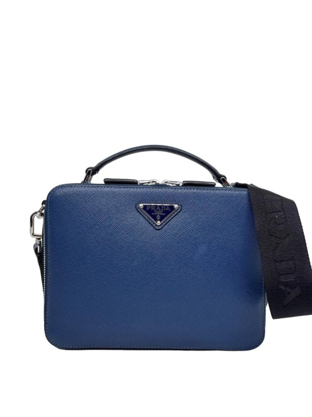Prada Super IC Brick Saffiano Leather Shoulder Bag